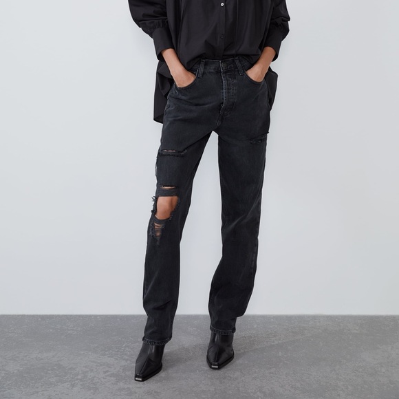 Zara Denim - Low-Rise Boyfriend Jeans - Zara